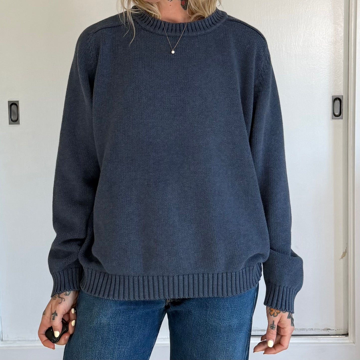 Vintage St Johns Slate Blue Crewneck Sweater