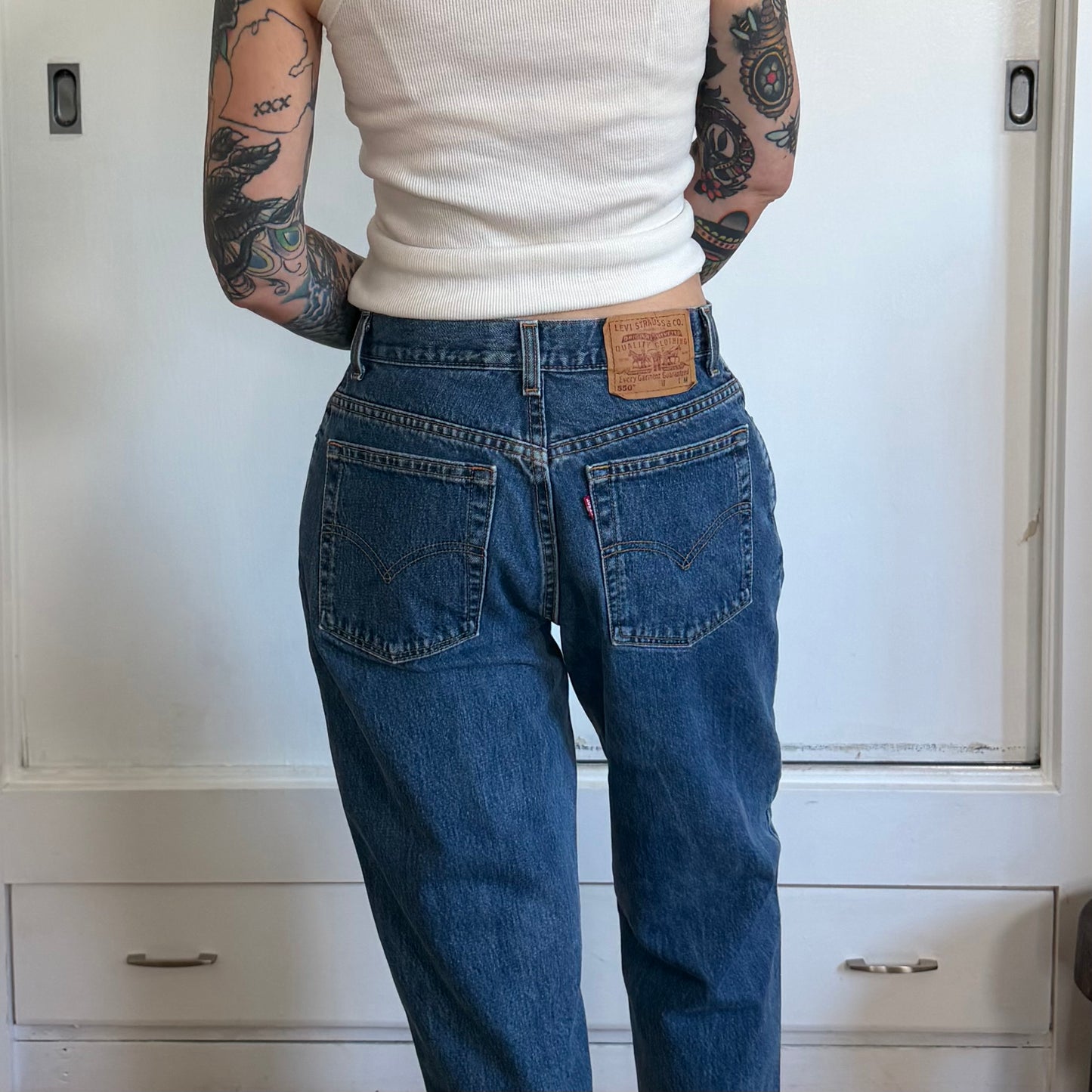 Vintage Levis 550 Jeans Medium Wash USA Made