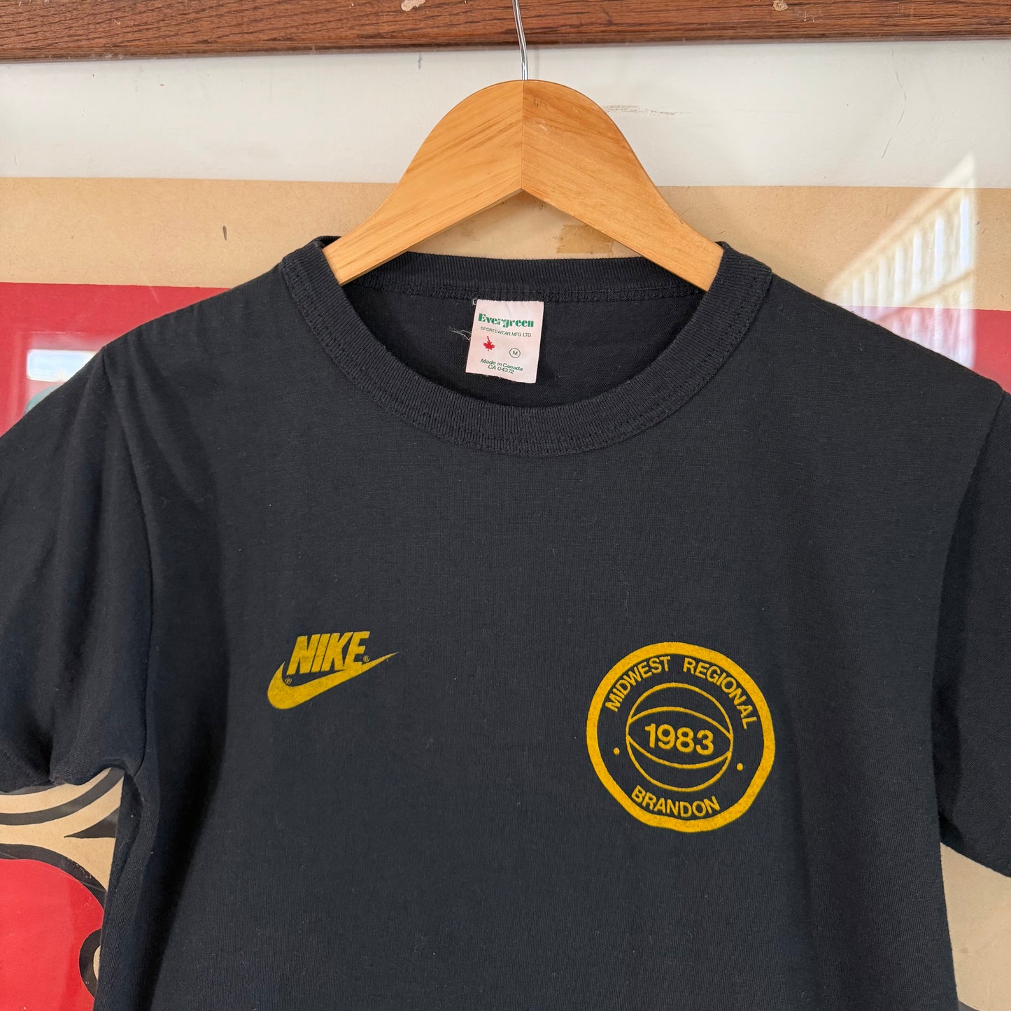 Vintage 1983 Nike Midwest Regional Brandon Basketball T-Shirt