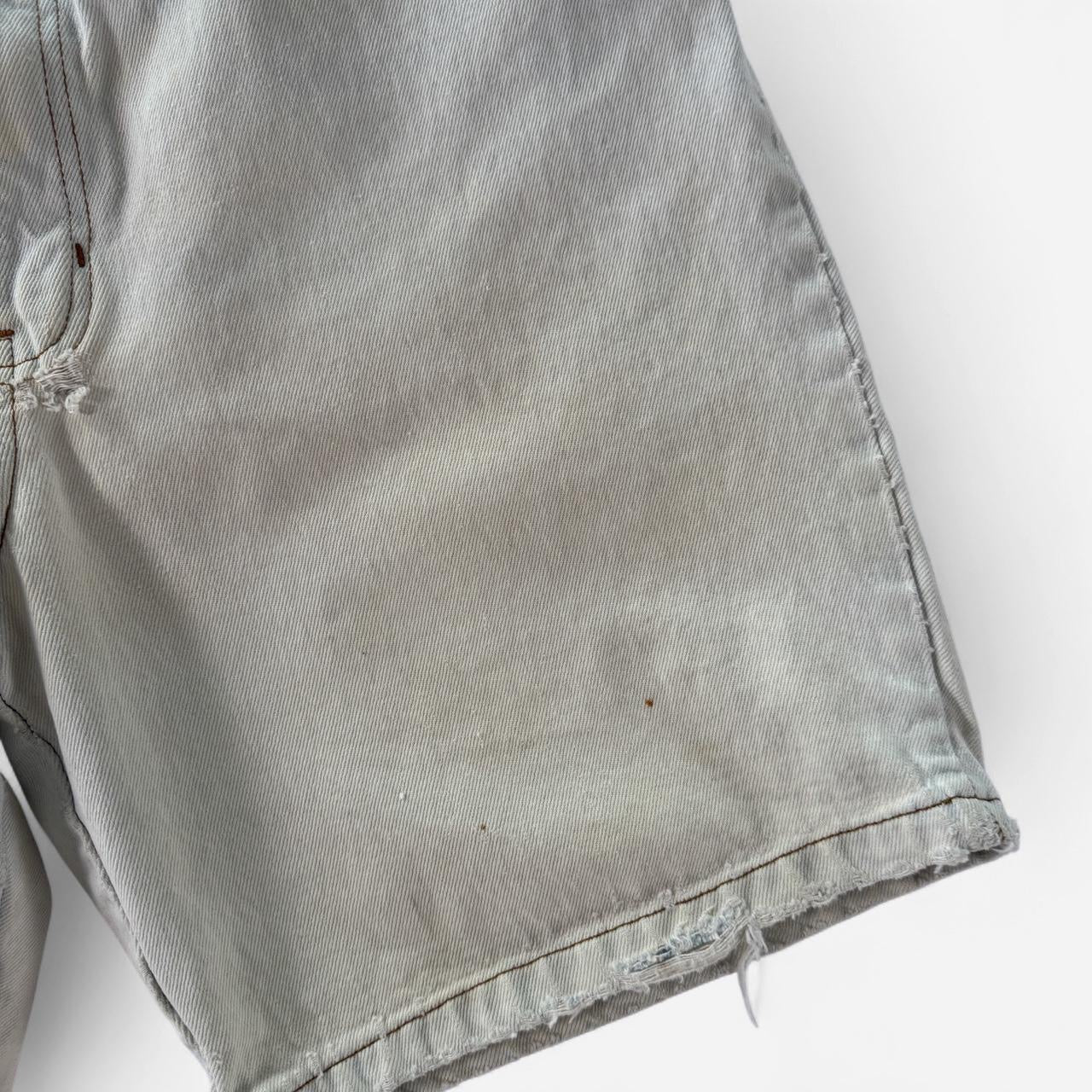 Vintage Stanley Blacker Dad baggy Light blue denim shorts
