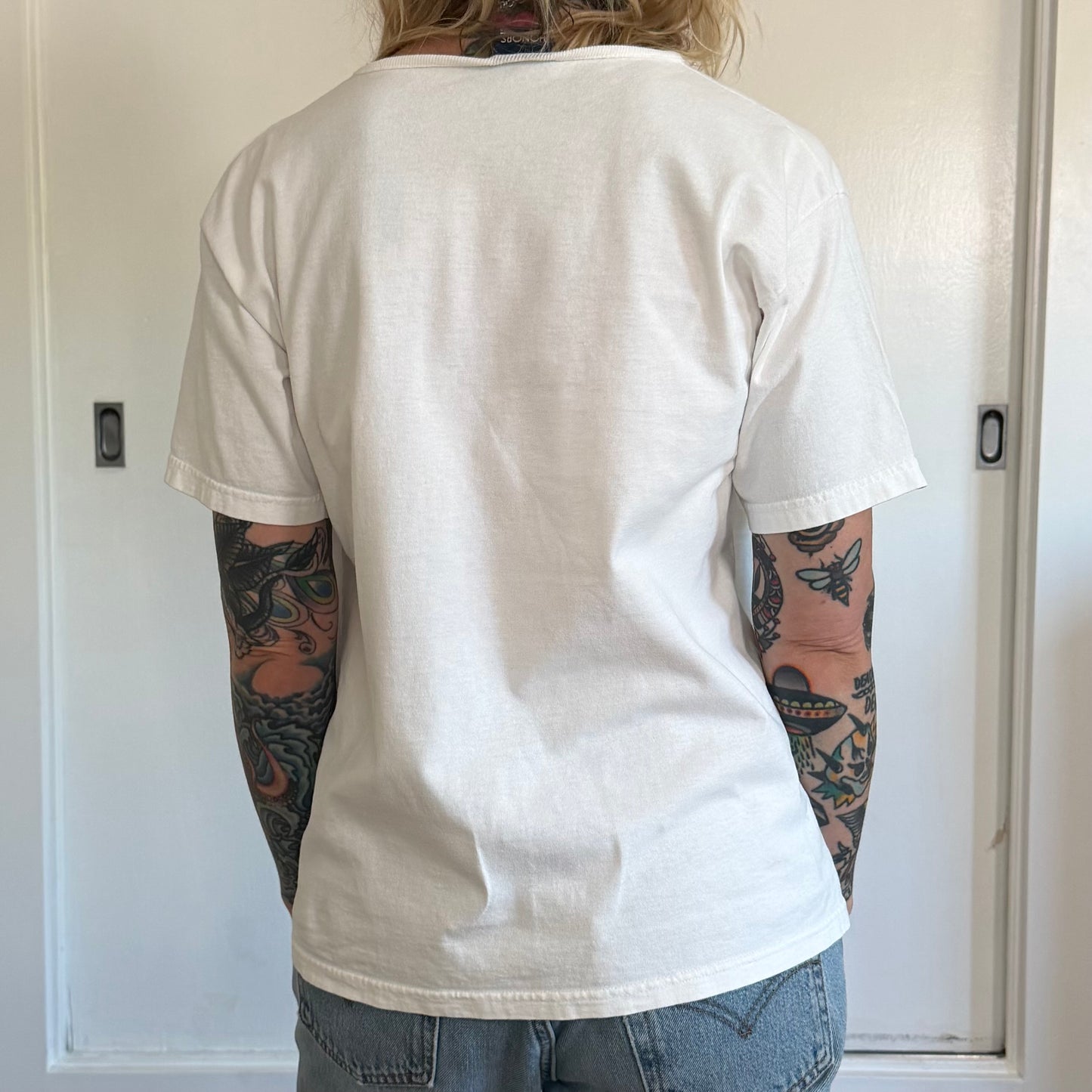 Vintage Honors White Cotton T-Shirt