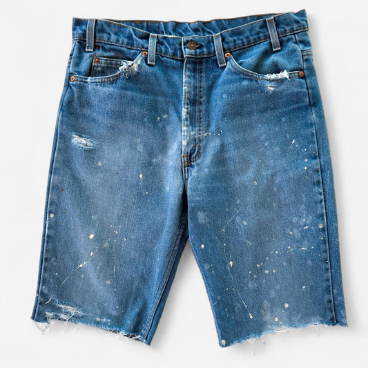 Vintage 1980s Indigo Levi’s Orange Tab Shorts