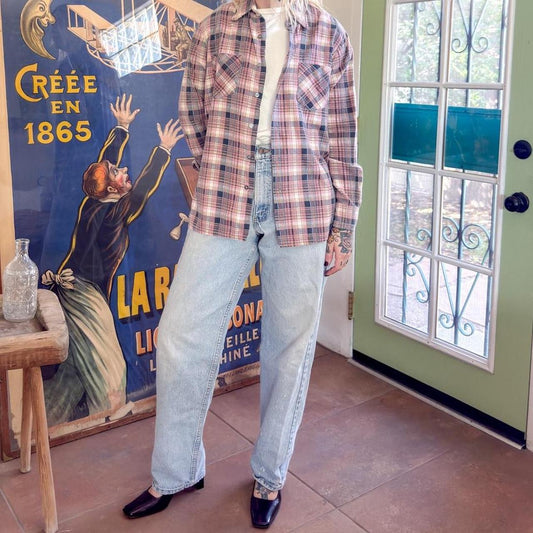 Vintage 1970s Kingsport Flannel