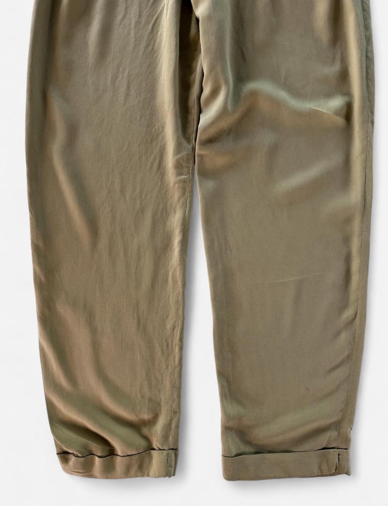 Vintage 1990s Silk Ribbed Trousers