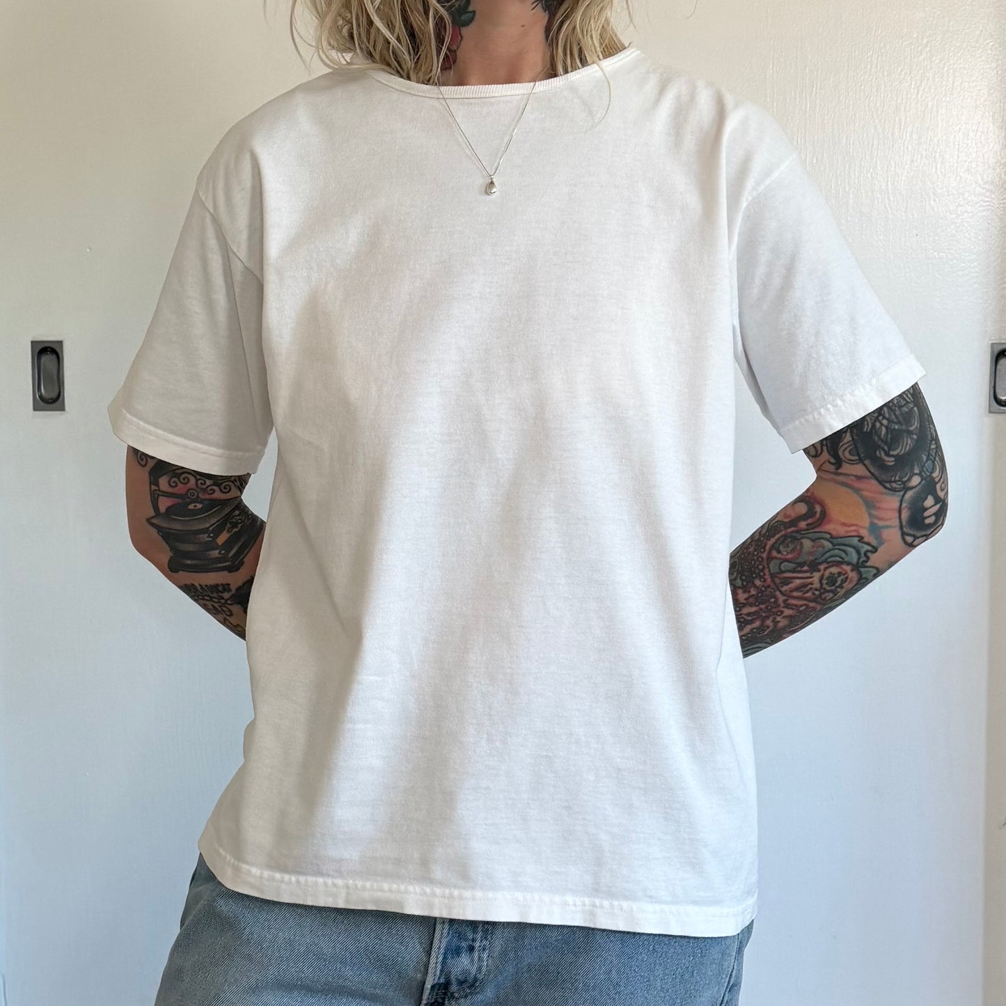 Vintage Honors White Cotton T-Shirt