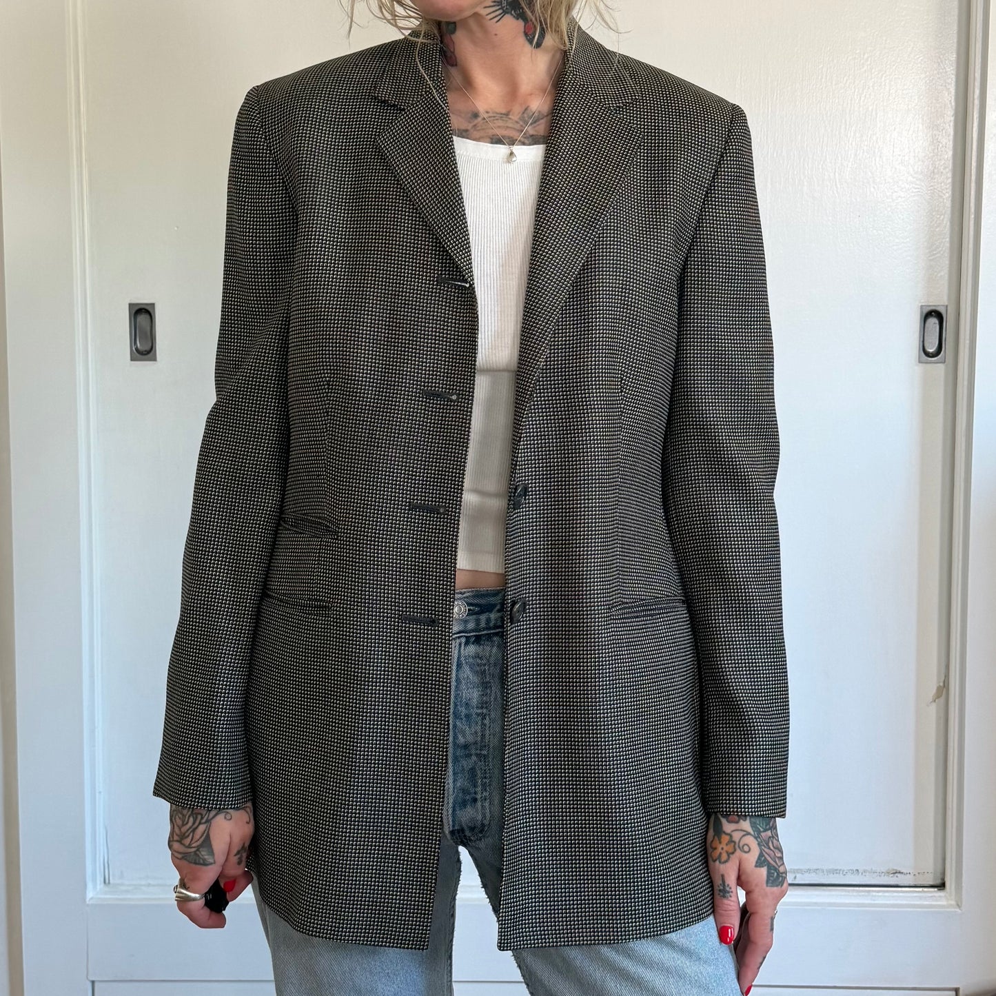 Vintage The Bonnie Roseman Wool Blazer Jacket