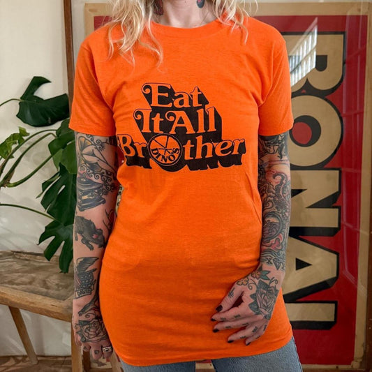 Vintage 1970s Dinos Pizza Graphic T shirt