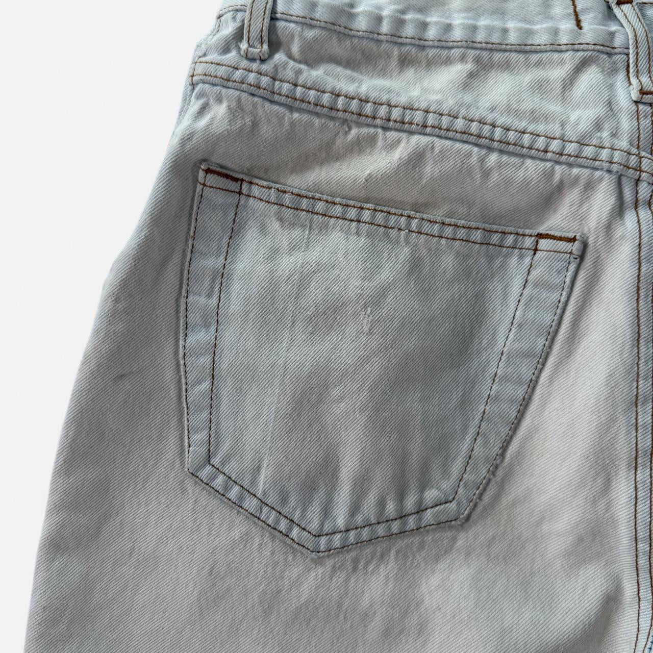 Vintage Stanley Blacker Dad baggy Light blue denim shorts