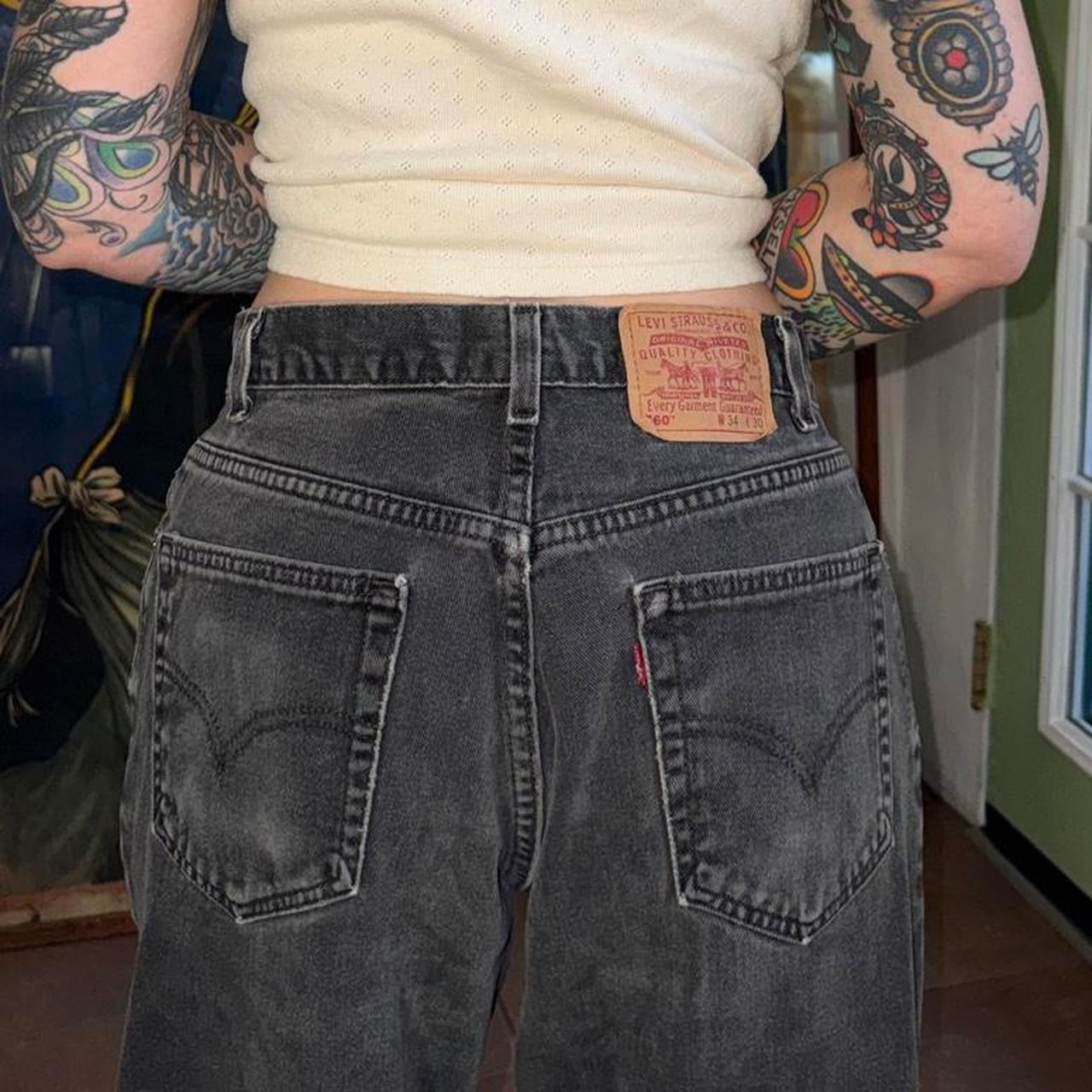Vintage 1990s Levi's 560 Gray Jeans 36x29 – Cowtail Vintage