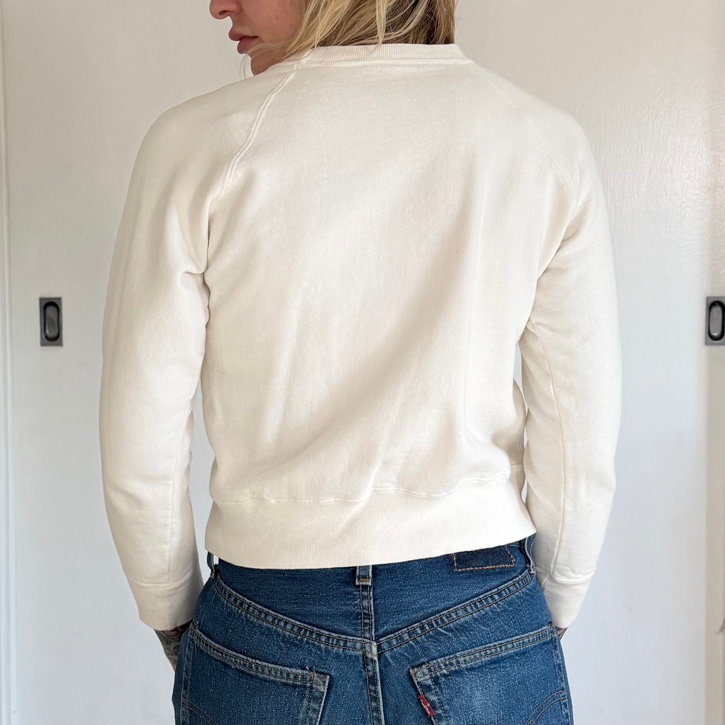 Vintage St Andrews University Sweatshirt Crest Raglan Pullover