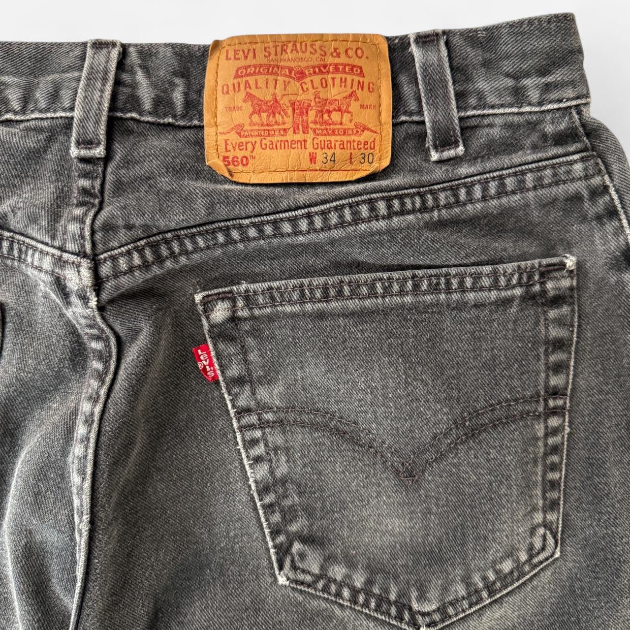Vintage 1990s Levi’s 560 Gray Jeans