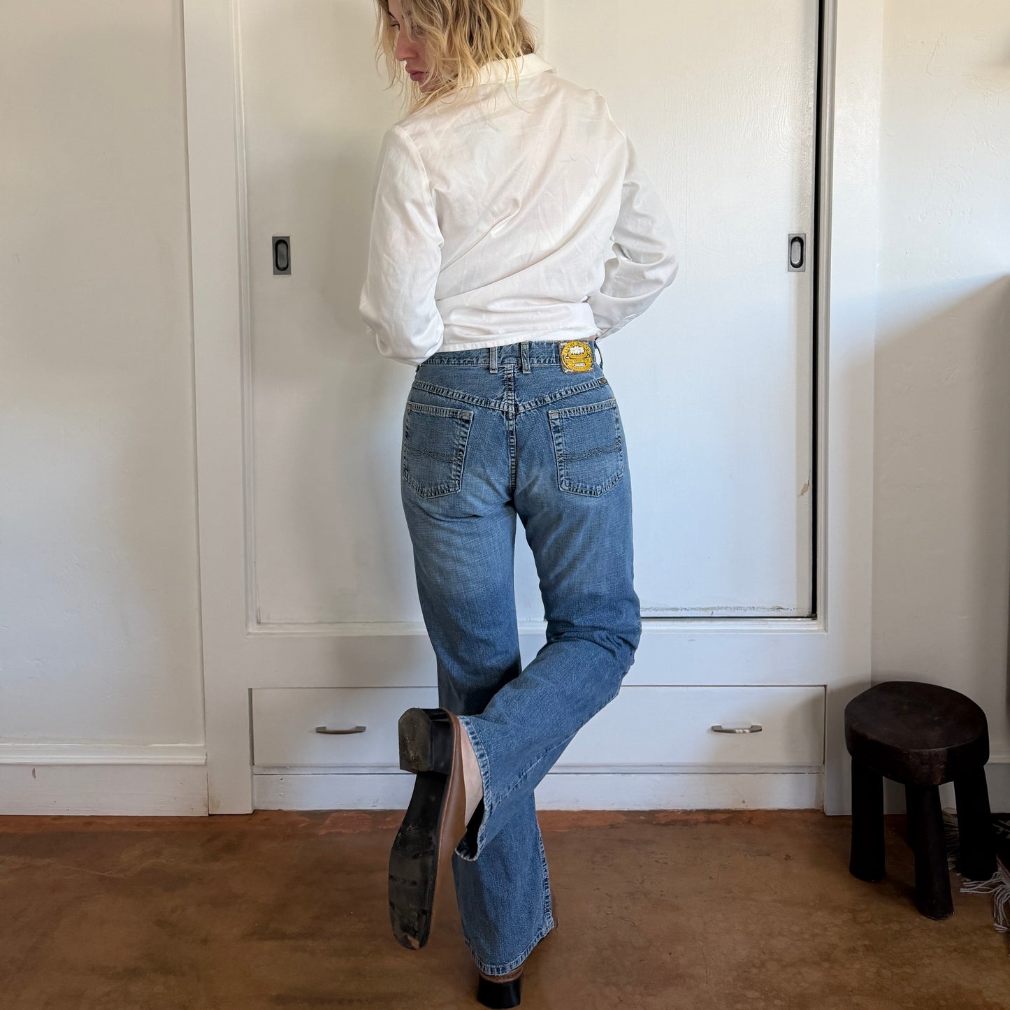 Vintage Lucky Brand Straight Leg Medium Wash Made in USA Jeans