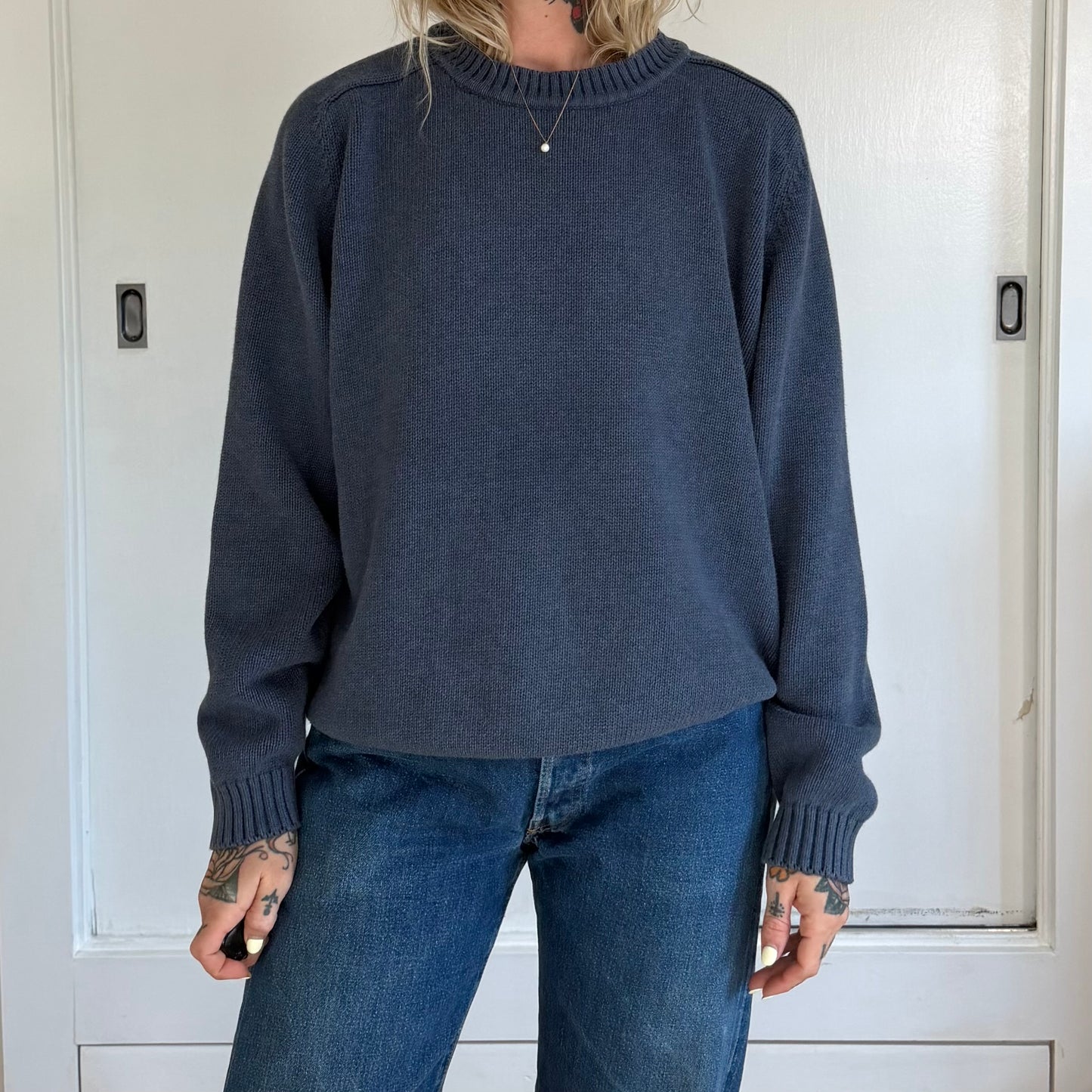 Vintage St Johns Slate Blue Crewneck Sweater