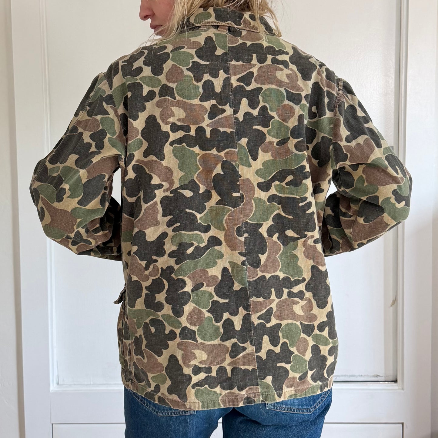 Vintage Duck Hunter Camo Field Jacket Utility Shirt