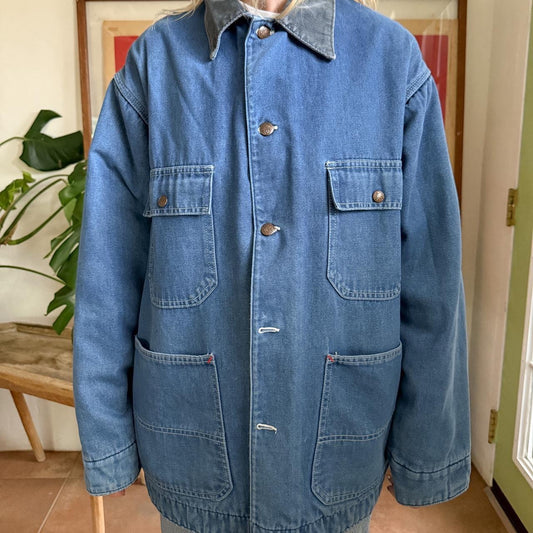 Vintage 1980s JCPenney Big Mac denim work chore jacket