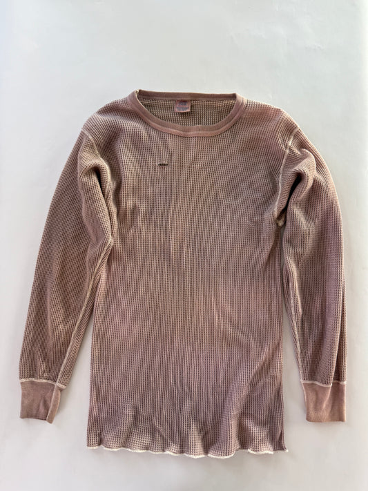 Vintage Over-Dyed JE Morgan Waffle Thermal