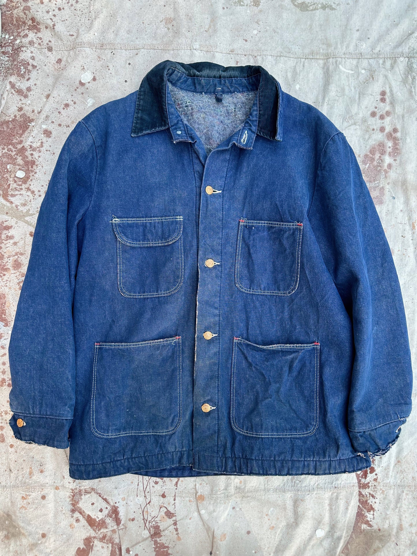 70s Wrangler Dark Wash Chore Coat