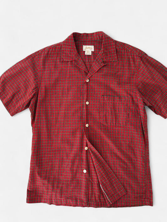 Vintage 1950s Jantzen Plaid Short Sleeve Button up Shirt