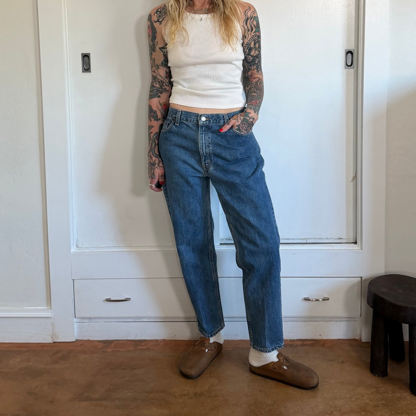 Vintage Levis 550 Jeans Medium Wash USA Made