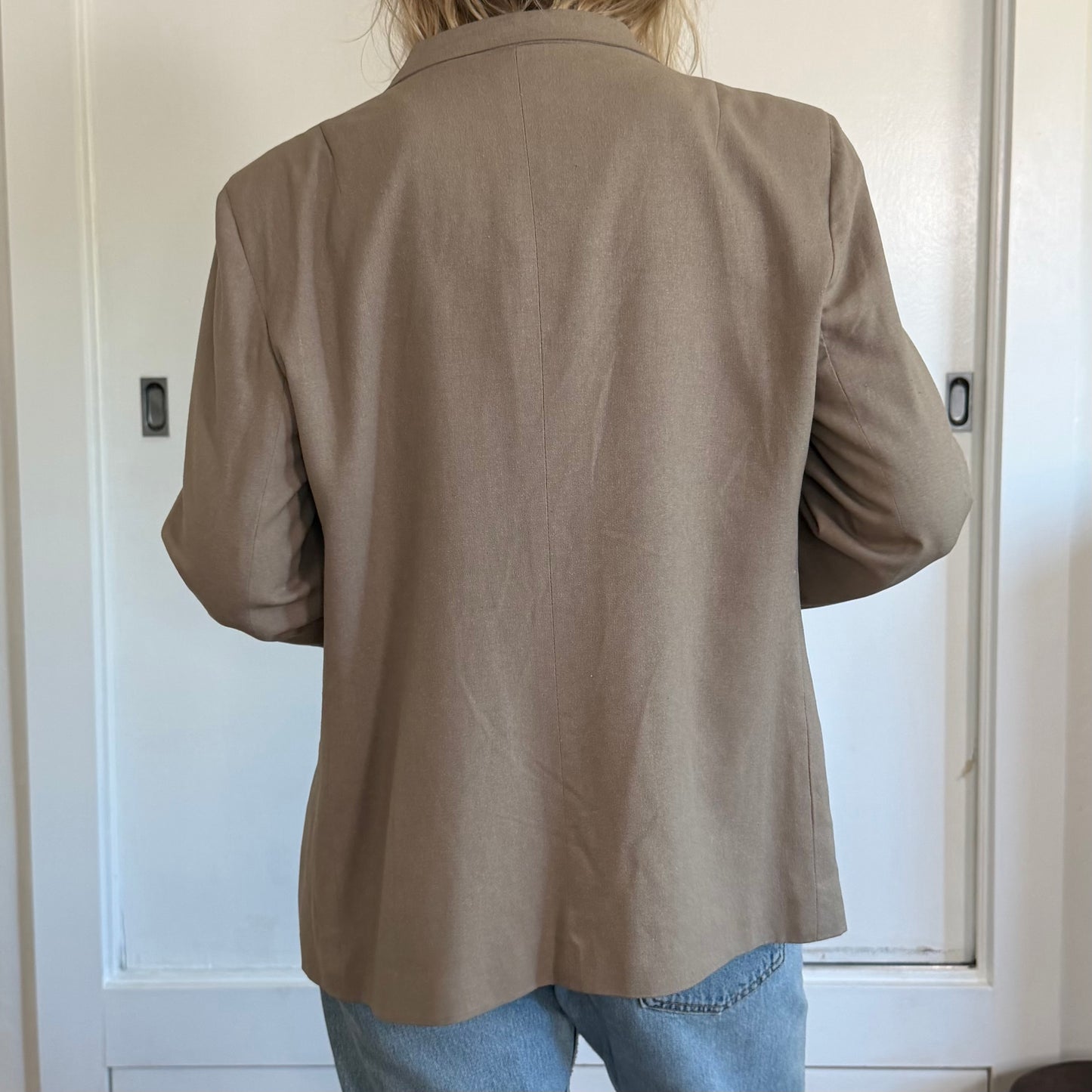 Vintage 1980s Chaus Silk Blazer