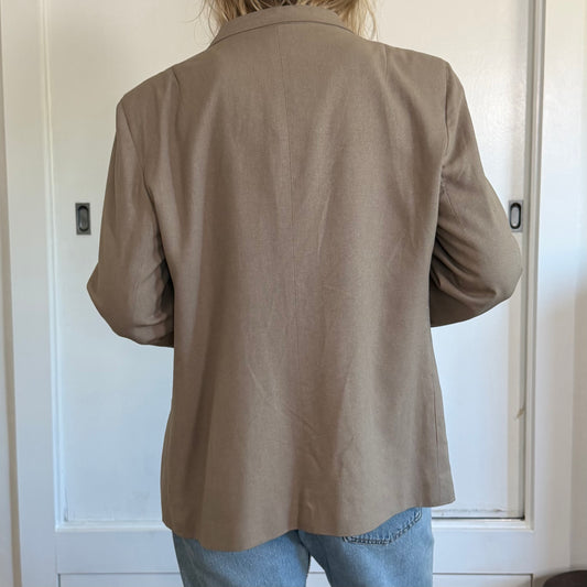 Vintage 1980s Chaus Silk Blazer