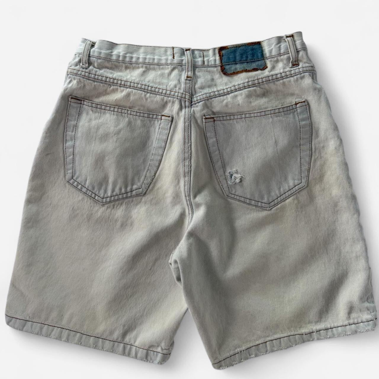 Vintage Stanley Blacker Dad baggy Light blue denim shorts