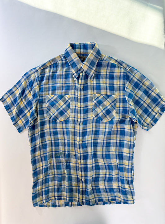 Vintage 70s JcPenney Short Sleeve Button up shirt