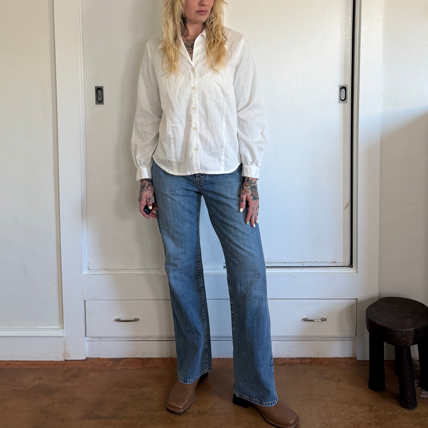 Vintage Lucky Brand Straight Leg Medium Wash Made in USA Jeans