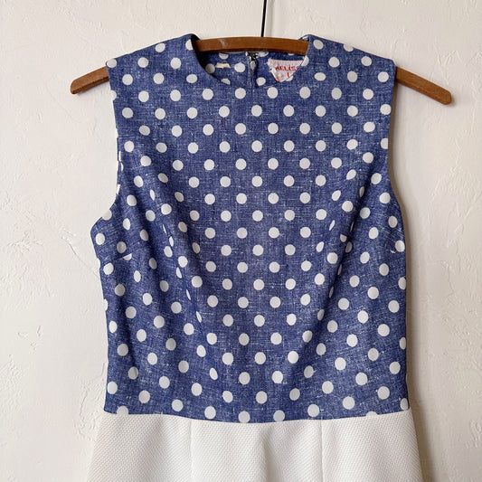 60s Melissa Lane Polka dot Dress