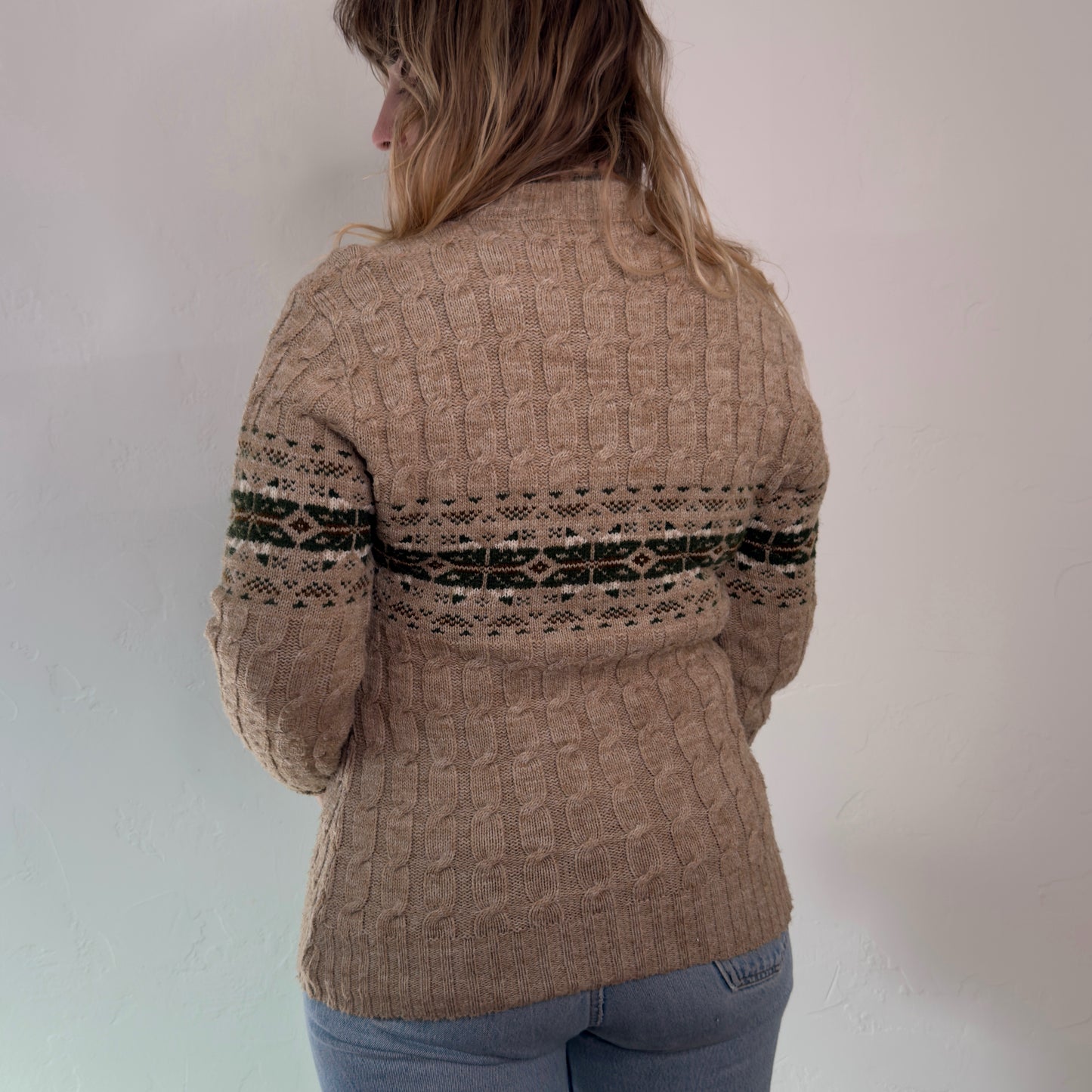 70s Campus knit sweater