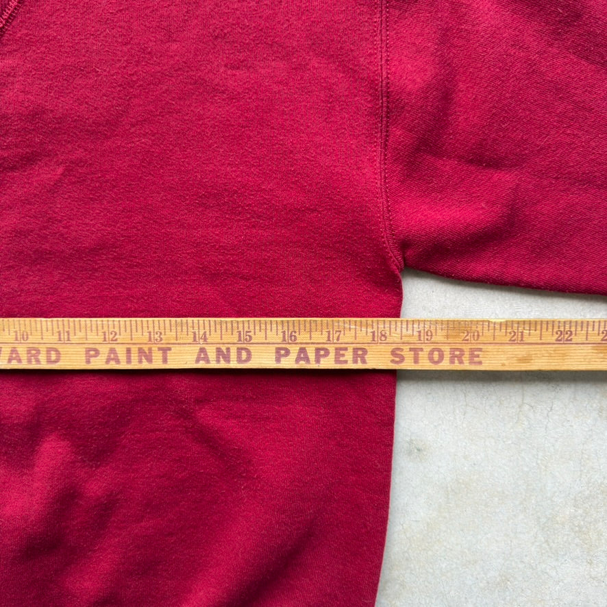 Vintage Russell Athletic Red Crewneck Sweatshirt Made in USA Youth Large