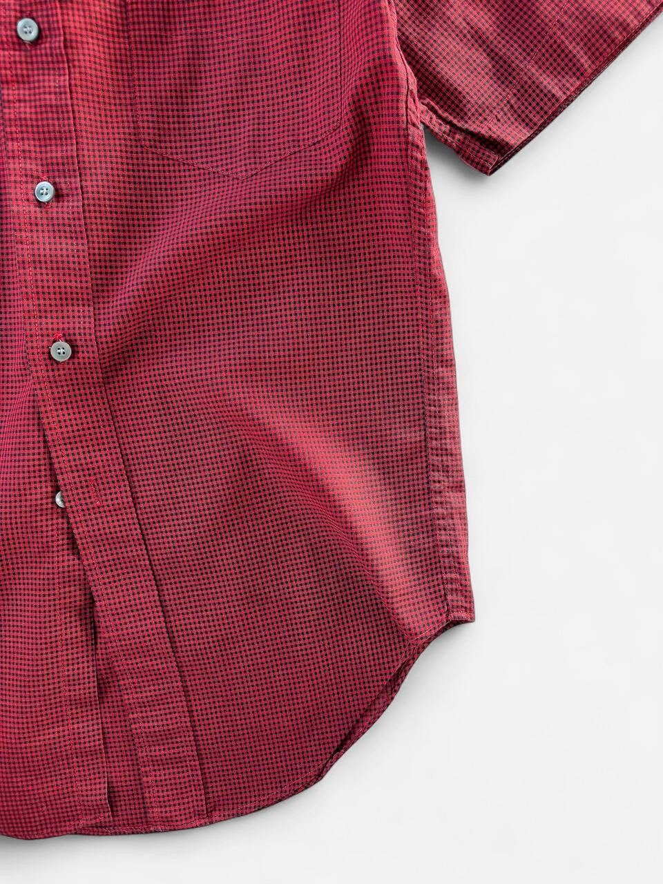 Vintage 1950s McGregor Red Gingham Button up Shirt