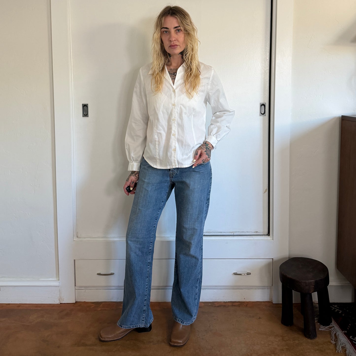 Vintage Lucky Brand Straight Leg Medium Wash Made in USA Jeans