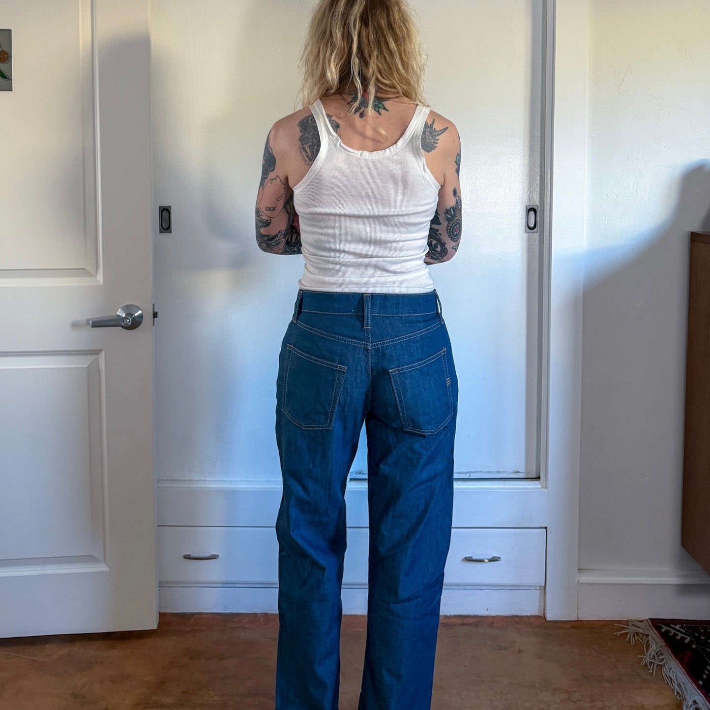 Urban Outfitters NWT BDG Jet Twisted Straight Leg Jean in Indigo