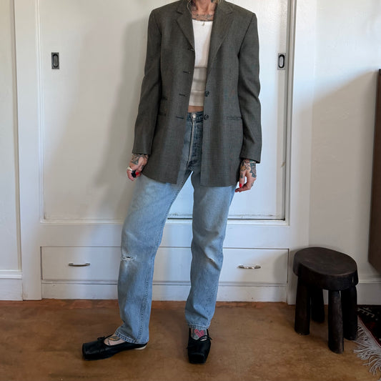 Vintage The Bonnie Roseman Wool Blazer Jacket