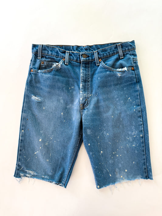 Vintage 1980s Indigo Levi’s Orange Tab Shorts