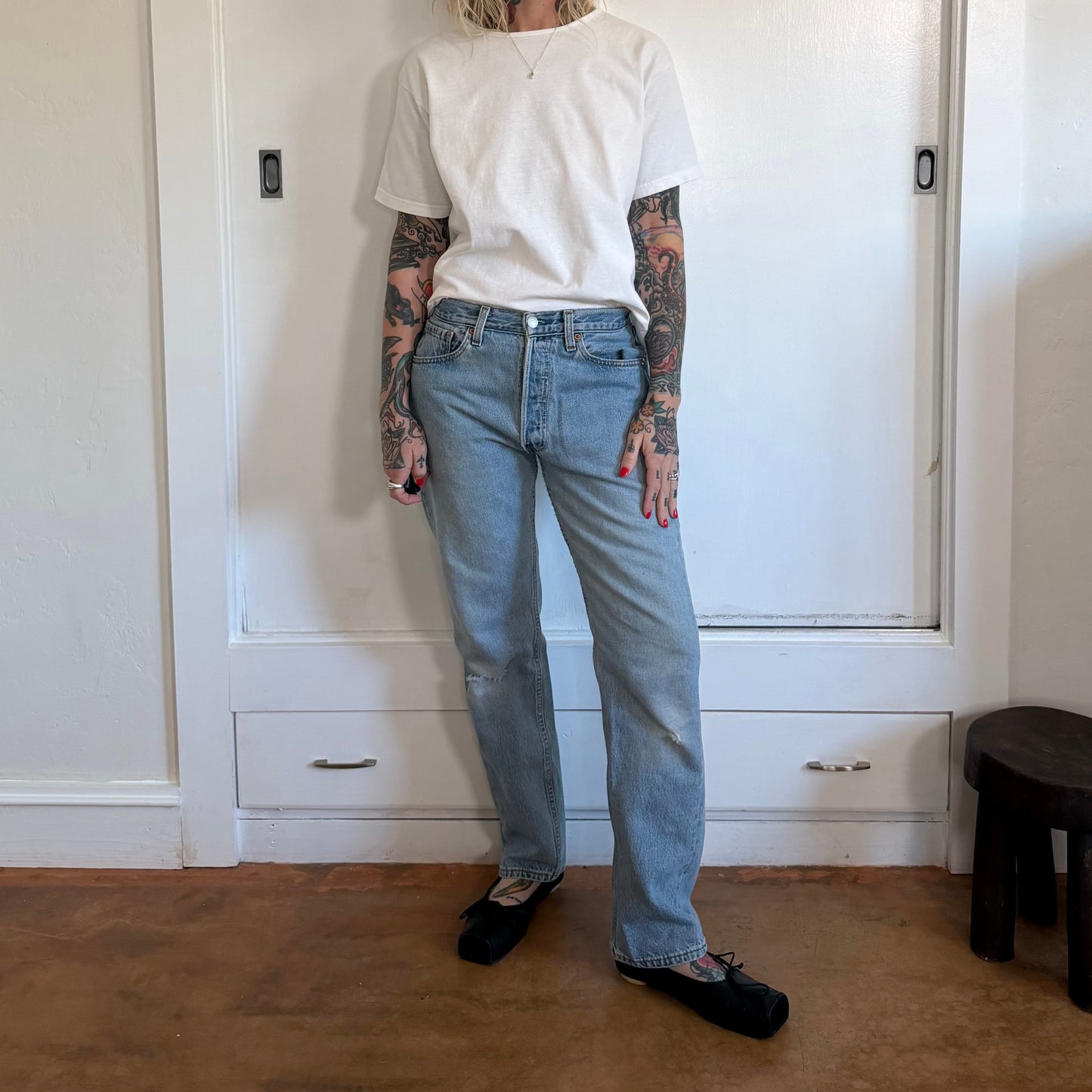 Vintage Honors White Cotton T-Shirt