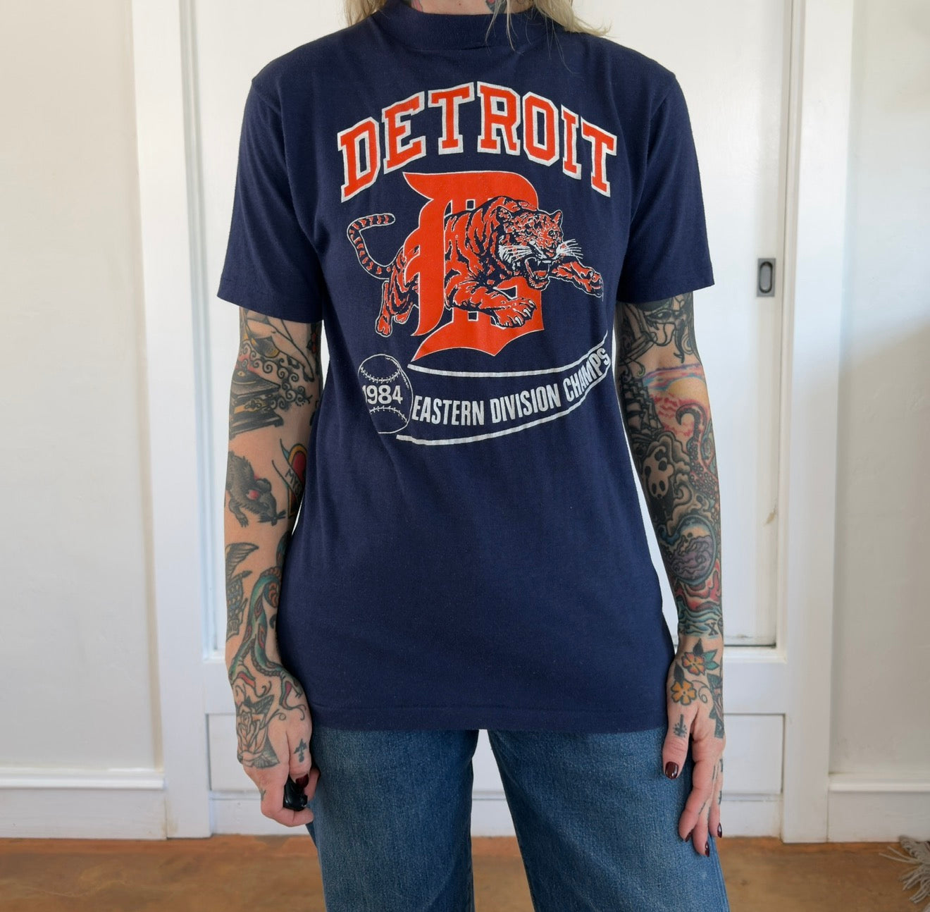 Vintage 1984 Detroit Tigers Artex T-Shirt