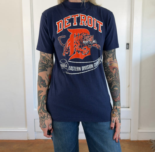 Vintage 1984 Detroit Tigers Artex T-Shirt