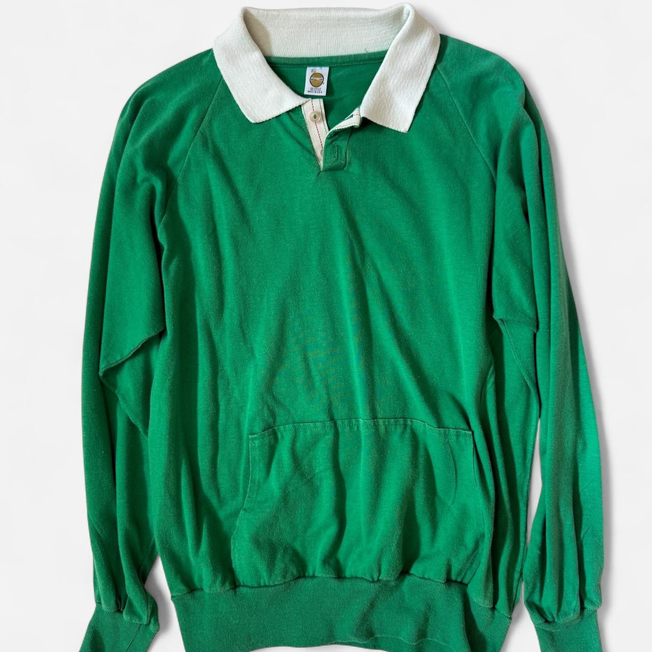 Vintage 1980s Green Rugby Shirt