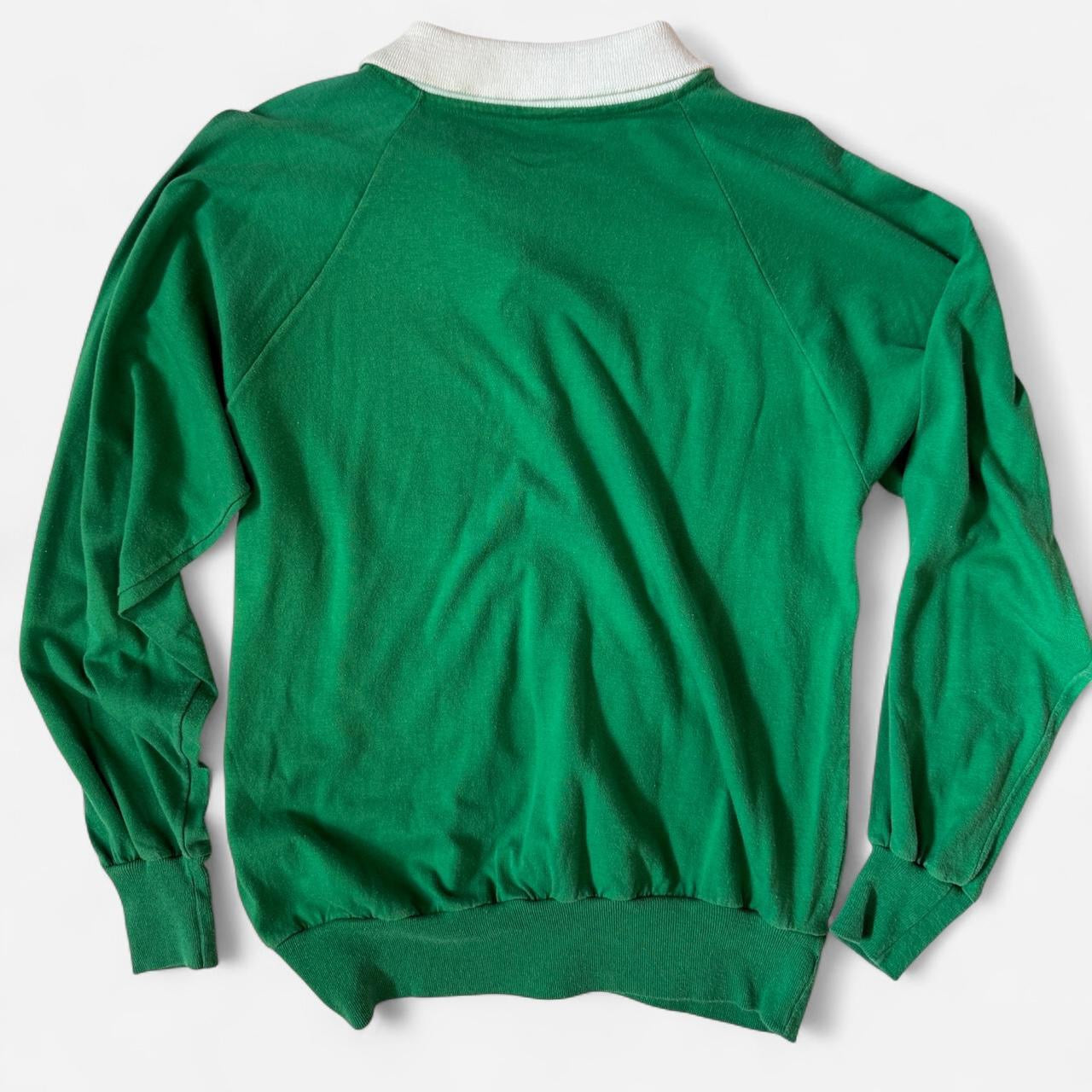 Vintage 1980s Green Rugby Shirt