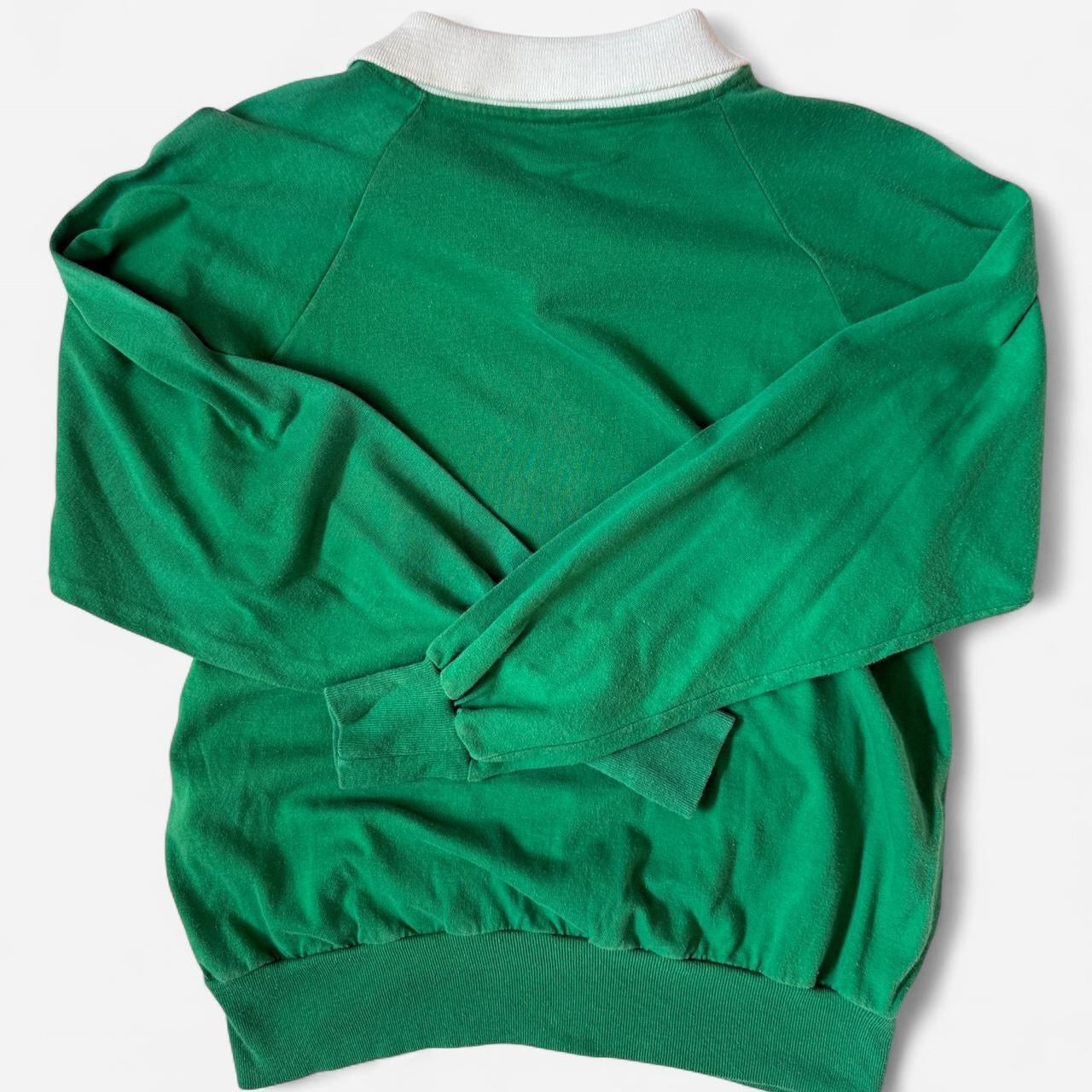 Vintage 1980s Green Rugby Shirt