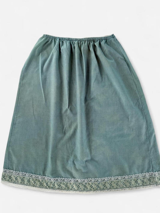Vintage Overdyed Slip Skirt