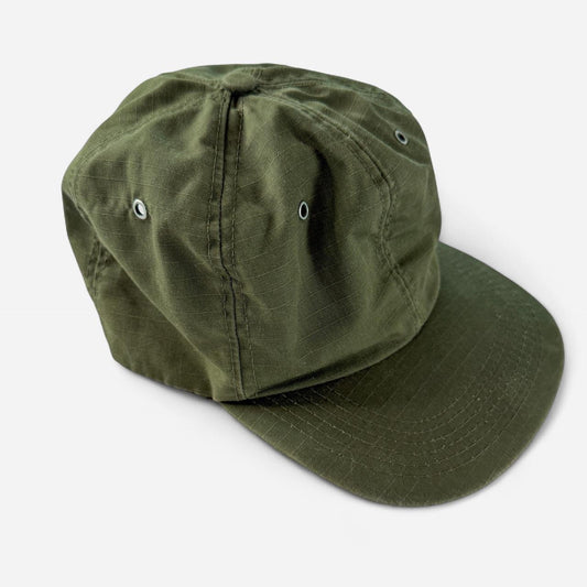 Vintage 1980s 6 Panel Rip Stop Snapback Hat