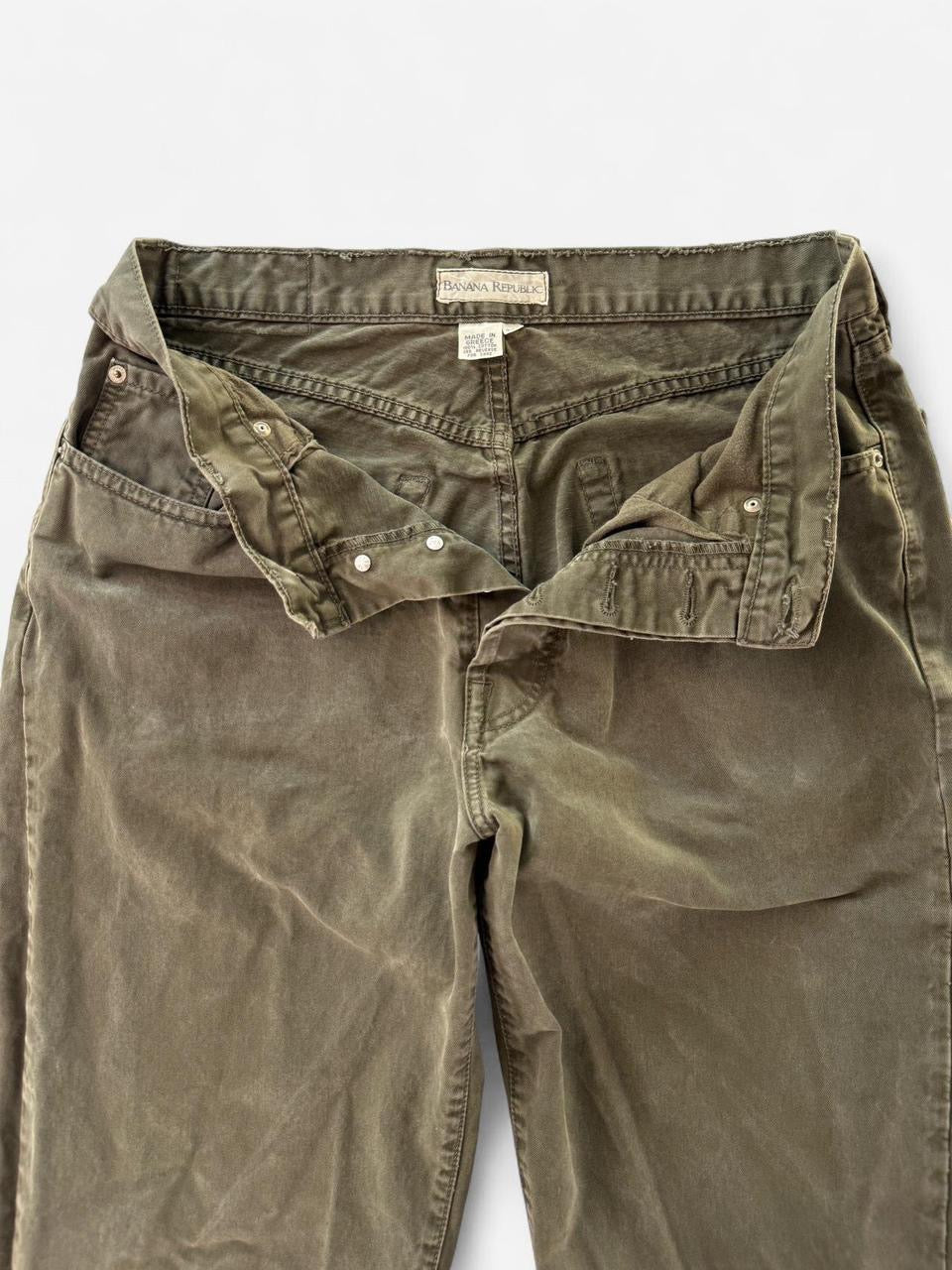 Vintage 1990s Banana Republic Dark Khaki Pants