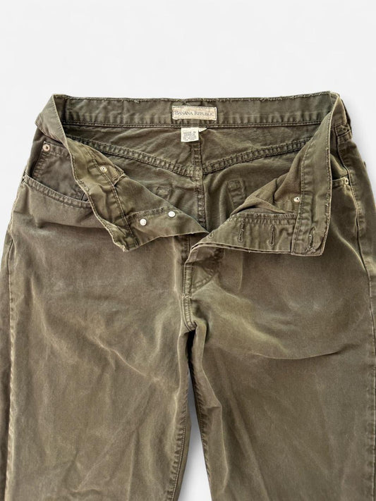 Vintage 1990s Banana Republic Dark Khaki Pants
