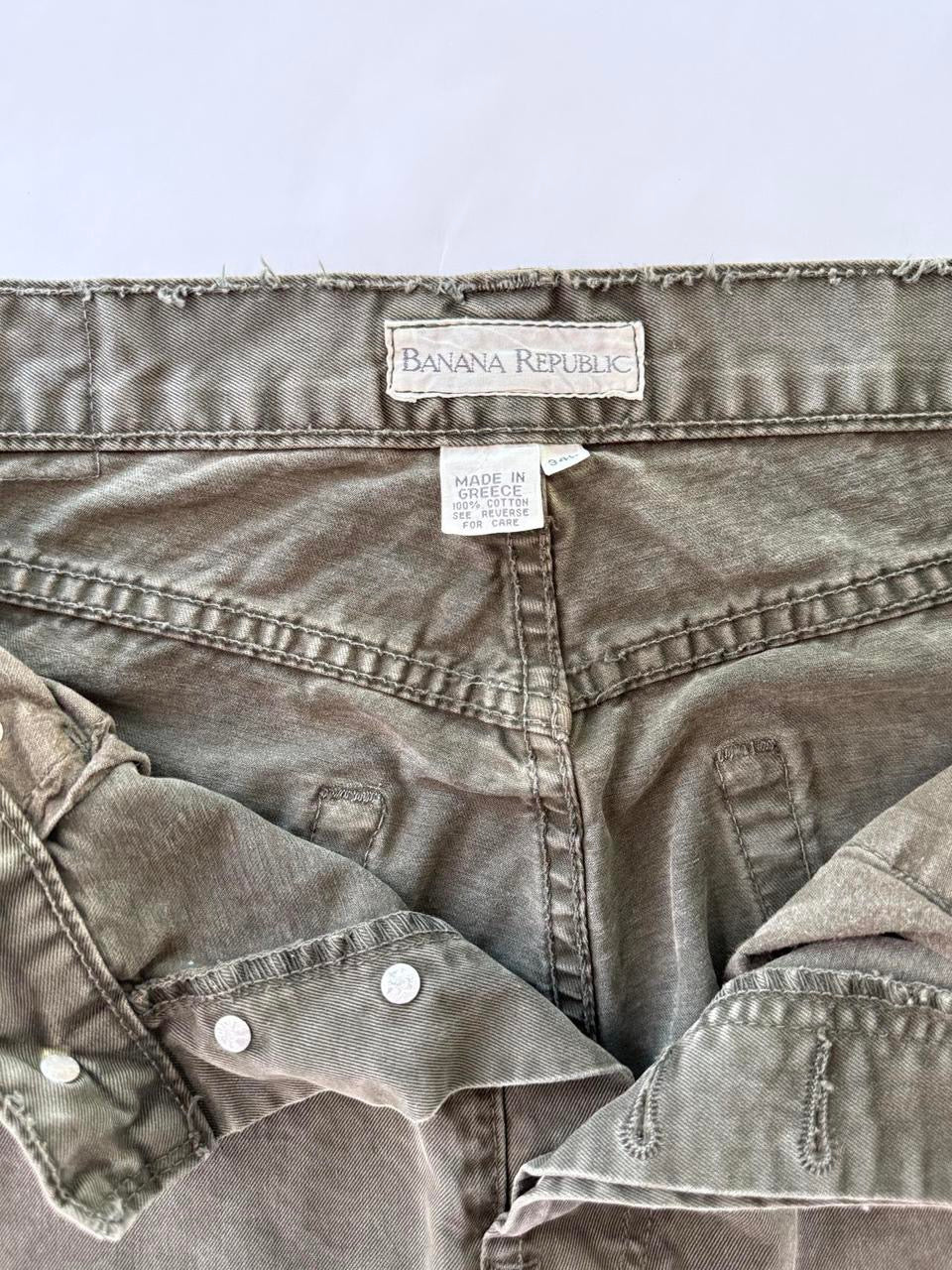 Vintage 1990s Banana Republic Dark Khaki Pants