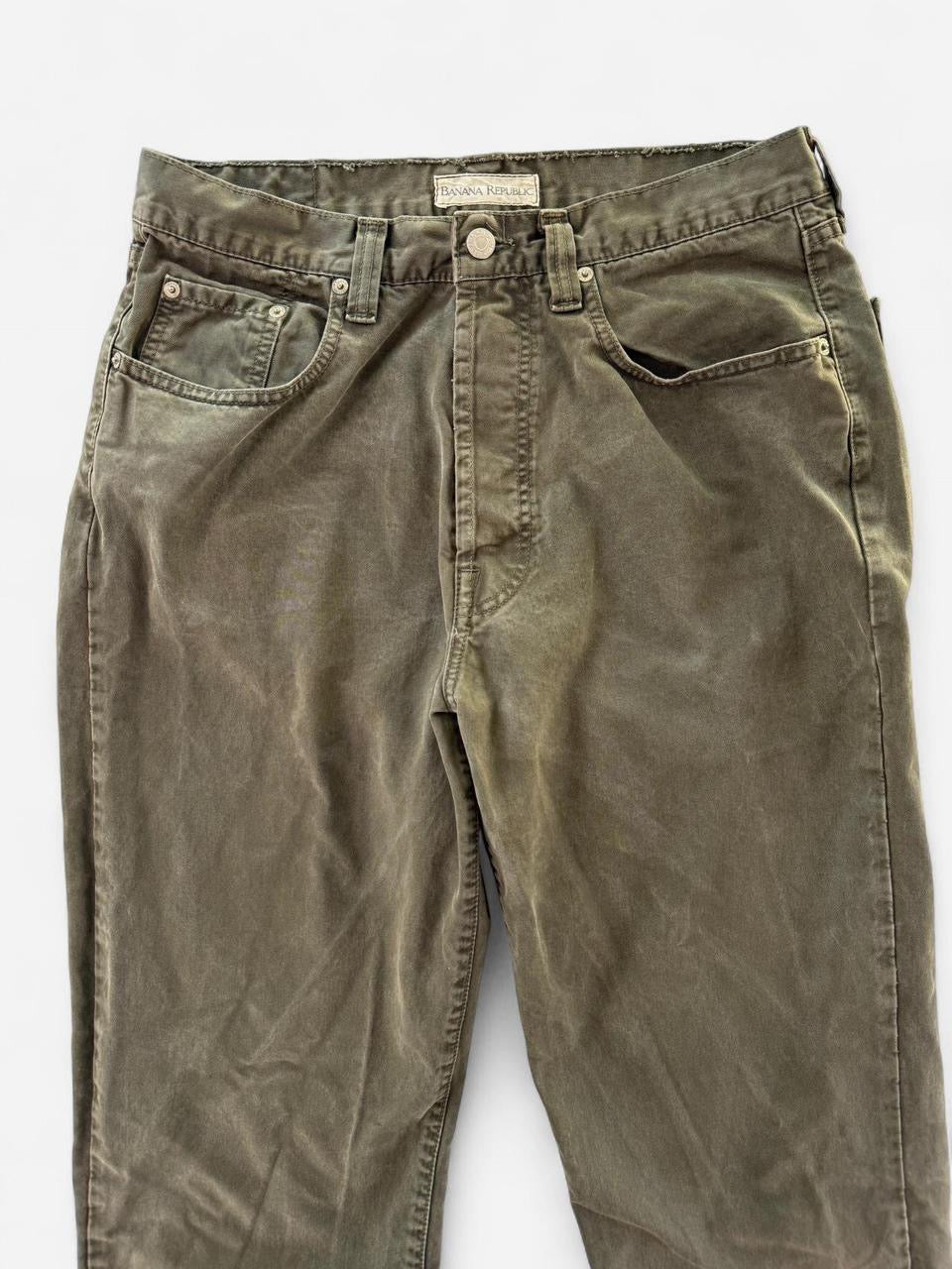 Vintage 1990s Banana Republic Dark Khaki Pants