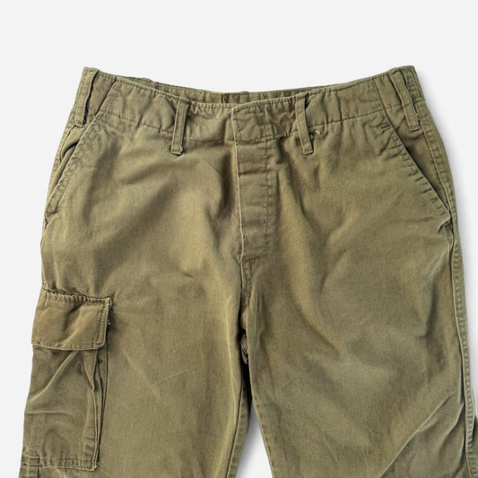 Vintage Khaki Green Cargo Utility Pants