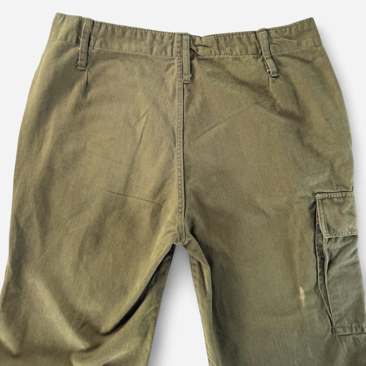 Vintage Khaki Green Cargo Utility Pants